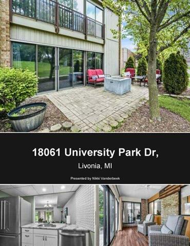 front view picture of 18061 University Park Drive, Livonia, MI. 48152