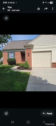front view picture of 1632 Bennington Court, Canton, MI. 48188