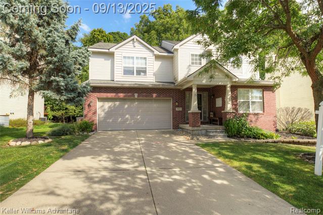 front view picture of 39037 Cheshire, Northville, MI. 48167