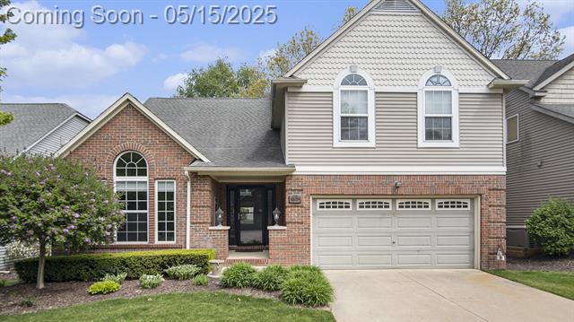 front view picture of 4607 Spring Mountain Drive, Brighton, MI. 48116