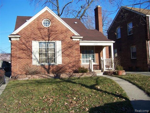 front view picture of 4702 Yorkshire Road, Detroit, MI. 48224