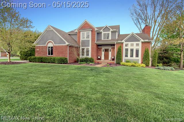 front view picture of 9457 Daleview Drive, South Lyon, MI. 48178