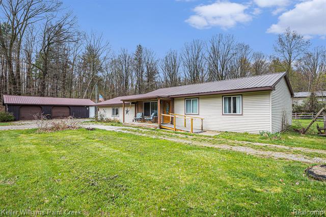 front view picture of 5343 Clear Lake Road, North Branch, MI. 48461