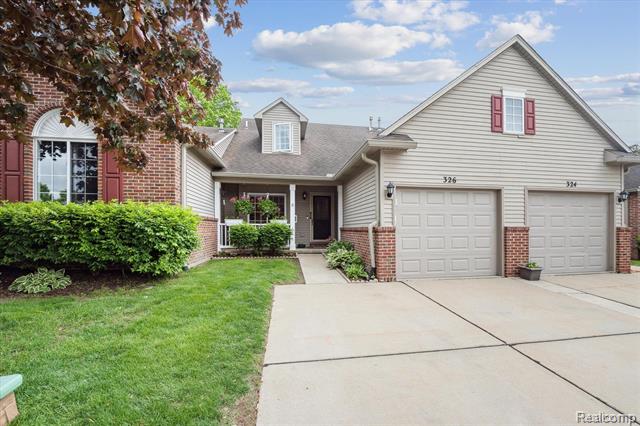 front view picture of 326 Red Maple Lane, Brighton, MI. 48116