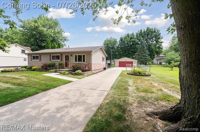 front view picture of 26091 Rogell Road, New Boston, MI. 48164