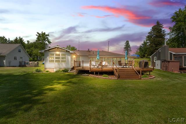front view picture of 13673 Young Rd, Hudson, MI. 49247