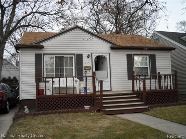 front view picture of 533 Dewey St, Royal Oak, MI. 48067