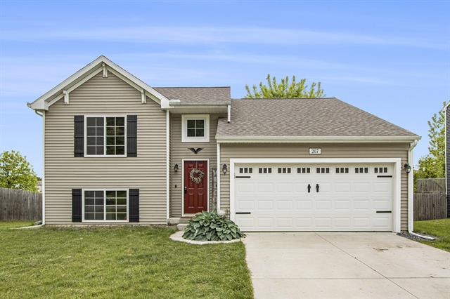 front view picture of 207 Station Hill Street, Galesburg, MI. 49053
