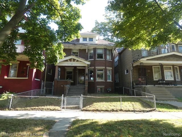 front view picture of 2444 Sheridan Street, Detroit, MI. 48214