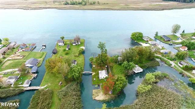 front view picture of 7090 South Channel, Harsens Island, MI. 48028