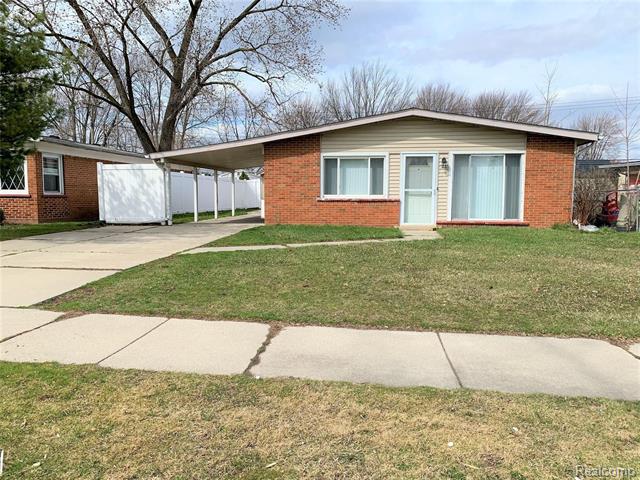 front view picture of 1629 Dulong Ave, Madison Heights, MI. 48071