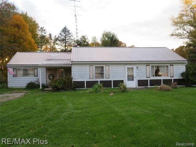 front view picture of 9417 N State Road, Otisville, MI. 48463