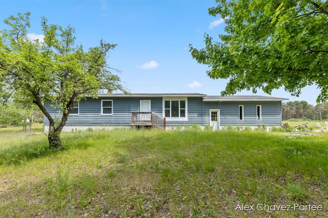 front view picture of 3854 Ryerson Road, Twin Lake, MI. 49457