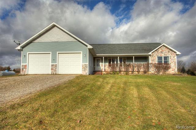 front view picture of 12412 Bohne Road, Grass Lake, MI. 49240
