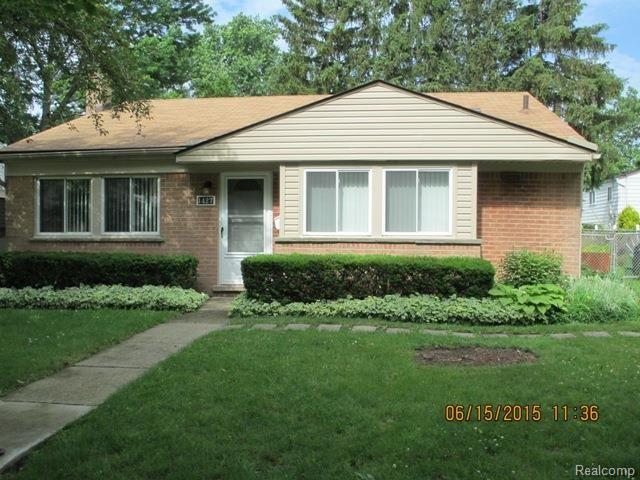 front view picture of 1427 N Stephen Ave, Clawson, MI. 48017