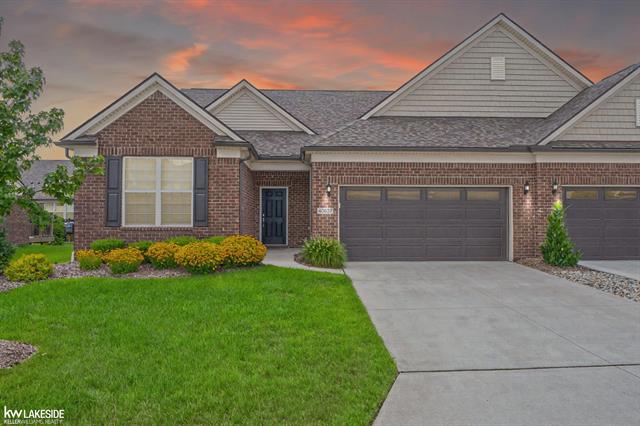 front view picture of 40637 Tulip Trace, Clinton Township, MI. 48036