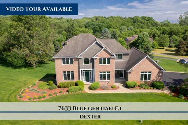 front view picture of 7633 Blue Gentian Court, Dexter, MI. 48130