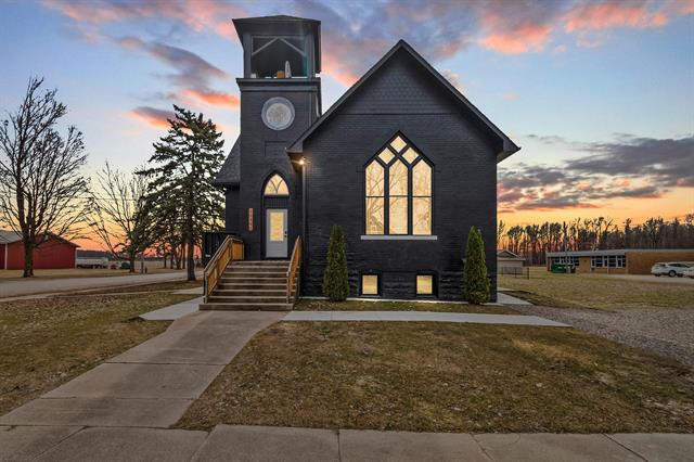 front view picture of 30991 Church Street, Leonidas, MI. 49066