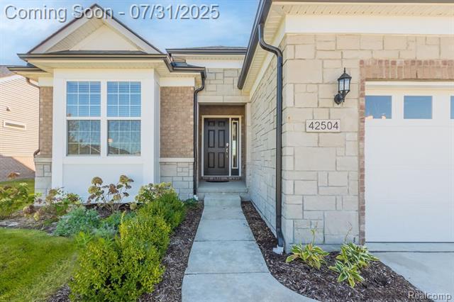 front view picture of 42504 Arbor Drive, Clinton Township, MI. 48038