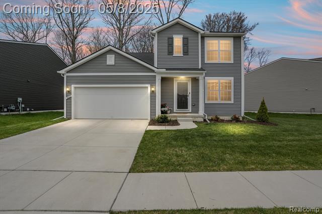 front view picture of 9069 Willow Way, Dexter, MI. 48130