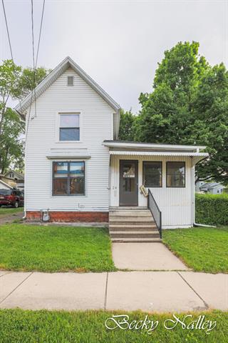 front view picture of 24 Tennyson Avenue, Battle Creek, MI. 49015