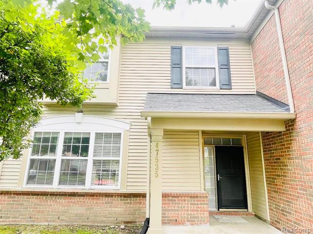 front view picture of 47535 Pembroke Drive, Canton, MI. 48188