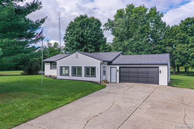 front view picture of 4441 Catlin Road, Columbiaville, MI. 48421