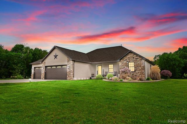 front view picture of 6035 Beard Road, Byron, MI. 48418