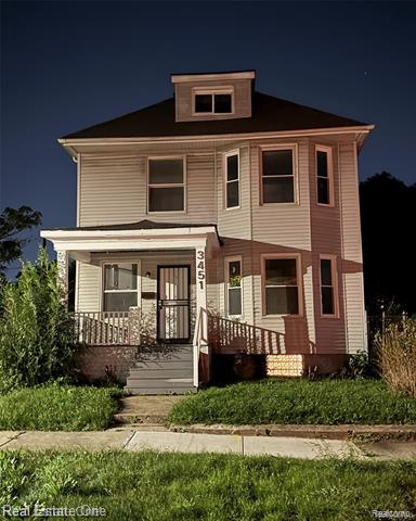 front view picture of 3451 Baldwin Street, Detroit, MI. 48214