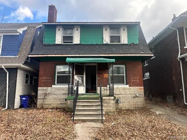 front view picture of 7434 Woodrow Wilson Street, Detroit, MI. 48206