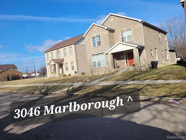 front view picture of 3046 N Marlborough Street E, Detroit, MI. 48215