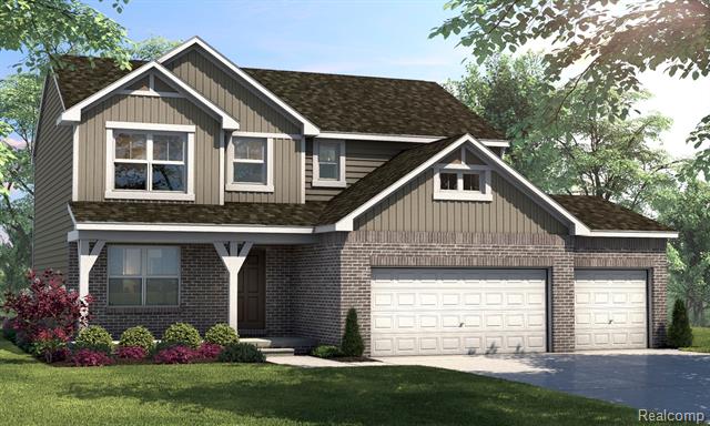 front view picture of 11964 Timber Court, Romeo, MI. 48065