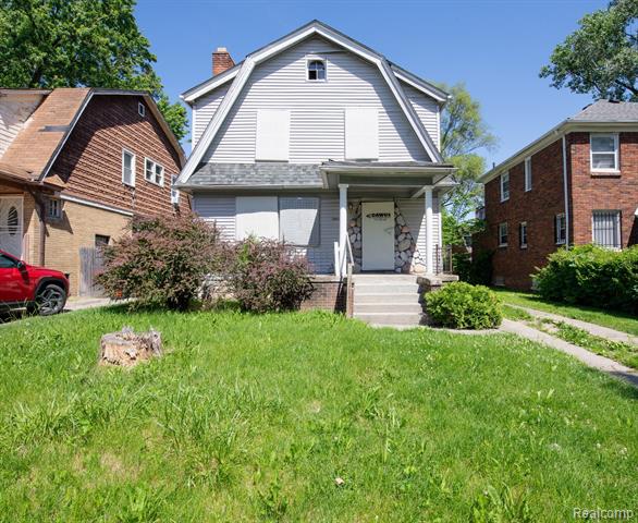front view picture of 14810 Mettetal Street, Detroit, MI. 48227