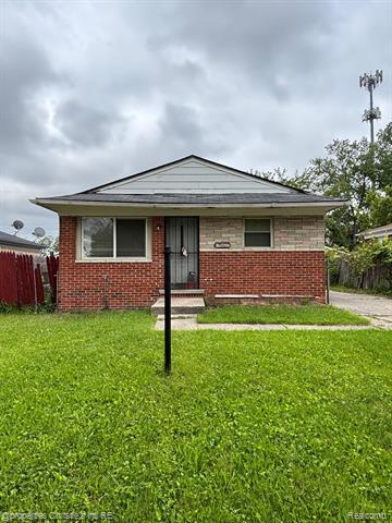 front view picture of 19627 Algonac Street, Detroit, MI. 48234