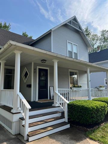 front view picture of 42 Westwood Street, Hillsdale, MI. 49242