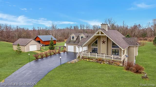 front view picture of 3206 Fish Lake Road, Lapeer, MI. 48446