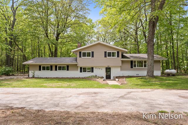 front view picture of 5203 Nestrom Road, Whitehall, MI. 49461