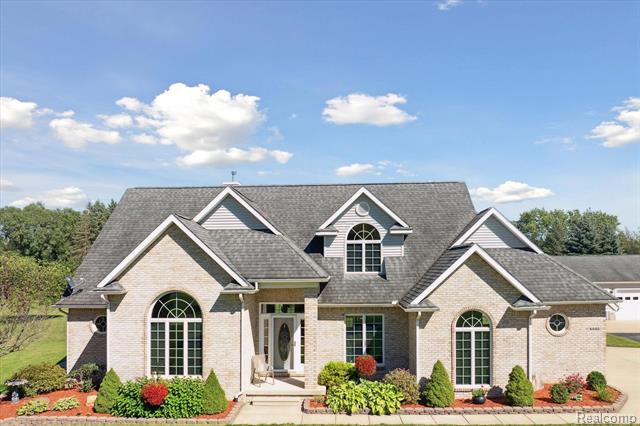 front view picture of 4445 Brogan Road, Stockbridge, MI. 49285