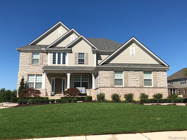 front view picture of 22860 Ronway Lane, South Lyon, MI. 48178