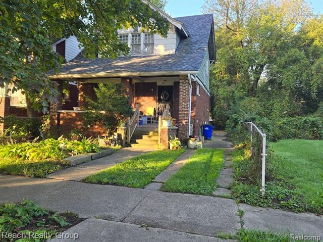 front view picture of 411 Marlborough Street, Detroit, MI. 48215