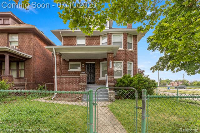 front view picture of 4115 Montgomery Street, Detroit, MI. 48204