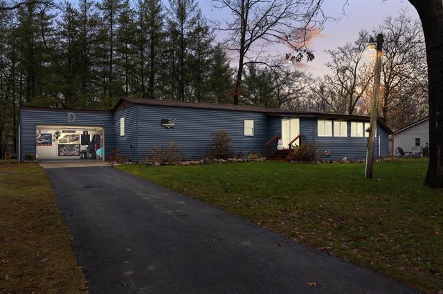front view picture of 8176 W Dry Dock Street, Baldwin, MI. 49304