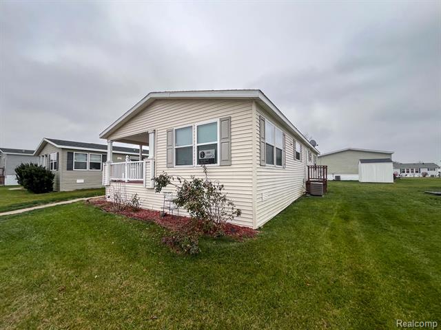 front view picture of 228 Gregory Michael Blvd, Lot#160, Dundee, MI. 48131