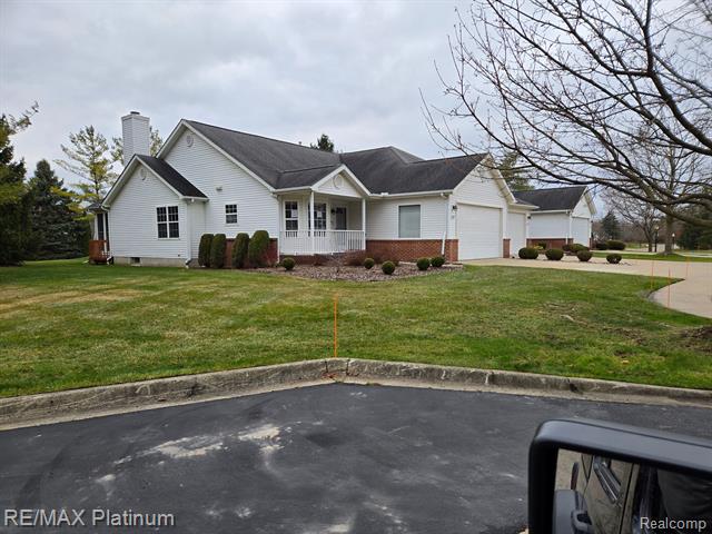 front view picture of 1140 Curzon Street, Howell, MI. 48843
