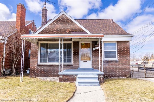 front view picture of 16891 Oakfield Street, Detroit, MI. 48235