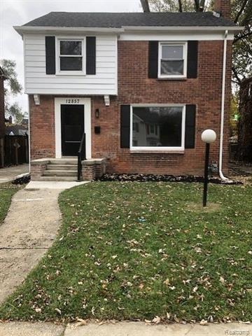 front view picture of 12857 Longacre Street, Detroit, MI. 48227