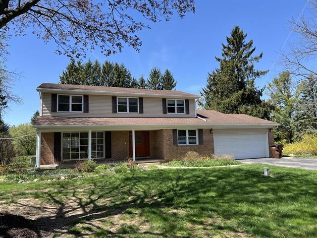 front view picture of 9370 Moon Road, Saline, MI. 48176
