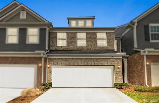 front view picture of 4090 Nottingham Circle, Clarkston, MI. 48346