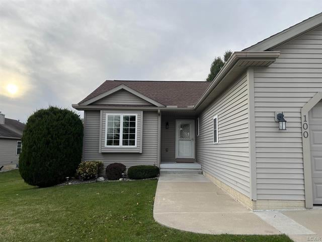 front view picture of 100 Stoli Court, Onsted, MI. 49265