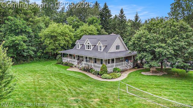 front view picture of 1162 Old Plank Rd, Milford, MI. 48381
